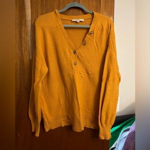 Loft burnt orange sweater